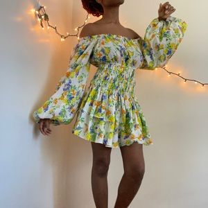 Caroline Constas Mini Floral Dress Size S